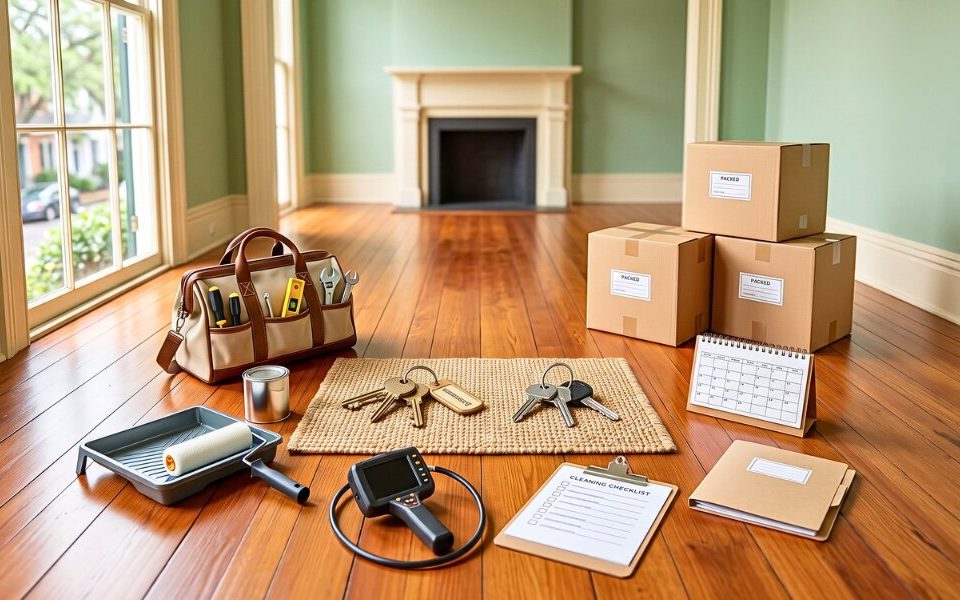 Rental transition setup shows smooth tenant turnover planning