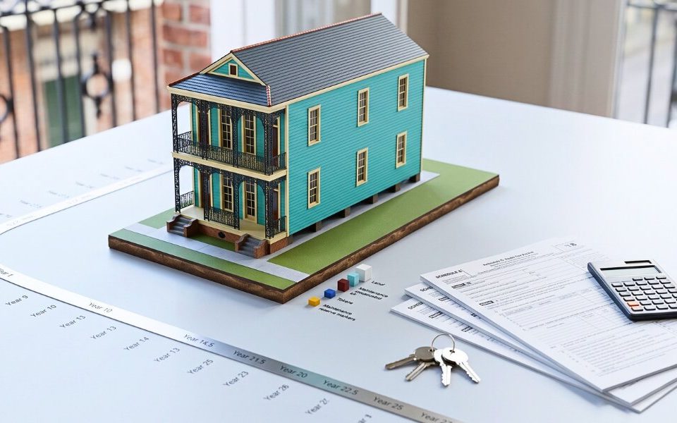 Rental property model shows depreciation tax planning