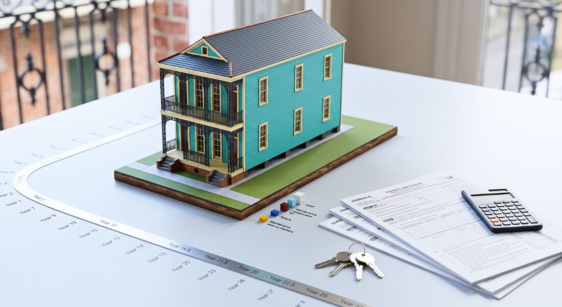 Rental property model shows depreciation tax planning