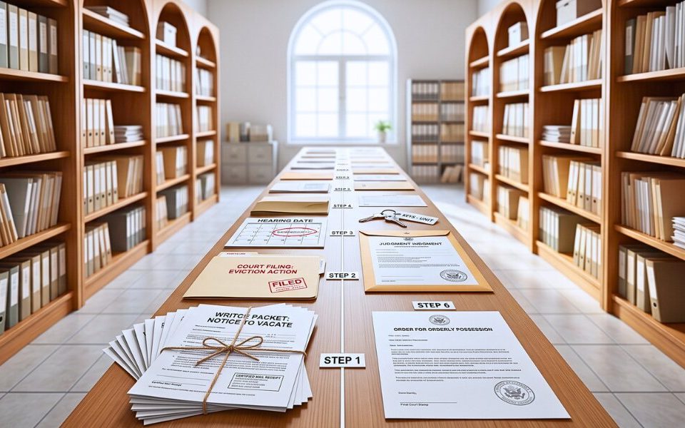 Eviction documents show legal timeline for rental owners