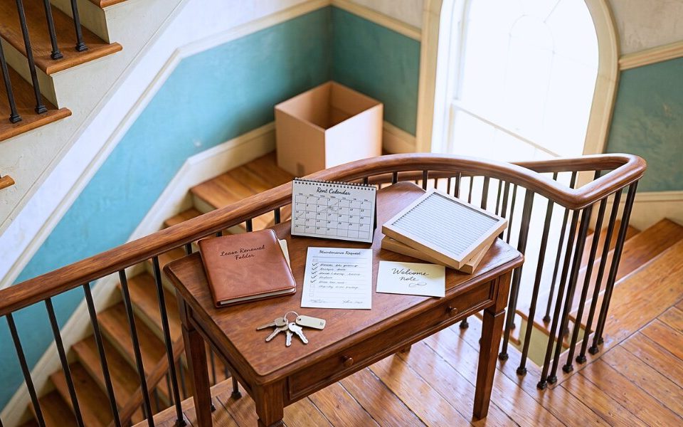 Lease renewal setup shows tenant retention planning
