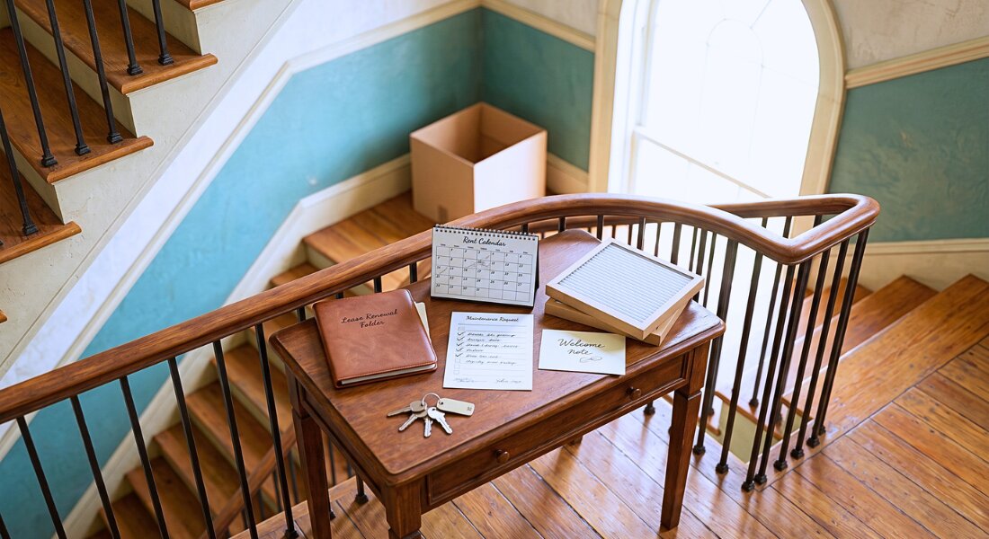 Lease renewal setup shows tenant retention planning