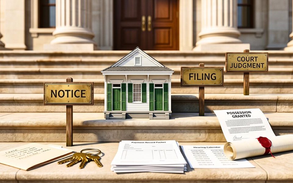Eviction documents show legal steps for Louisiana landlords