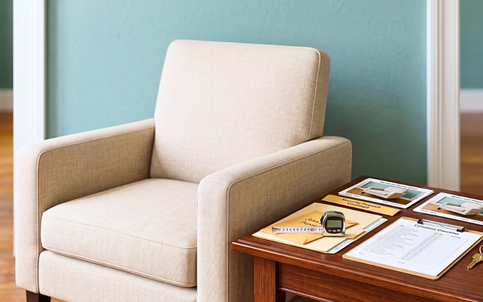 Furniture damage documentation supports fair deposit decisions